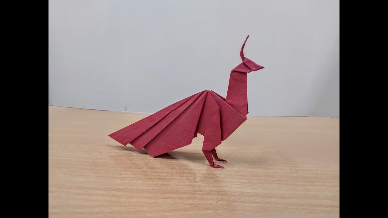 How To Make A Paper Origami Peacock Step By Step - YouTube