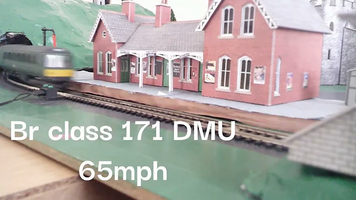 Model trains driving at scale speed