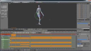 Blender3D - Rigged Dummy - Unity3D animation