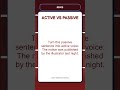 Active vs Passive Voice Quiz | Turn this passive sentence into active voice: The... | Grammar