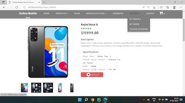 Online Mobile Store | Python Django Project