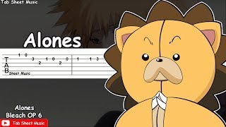 Bleach Op 6 - Alones Guitar Tutorial