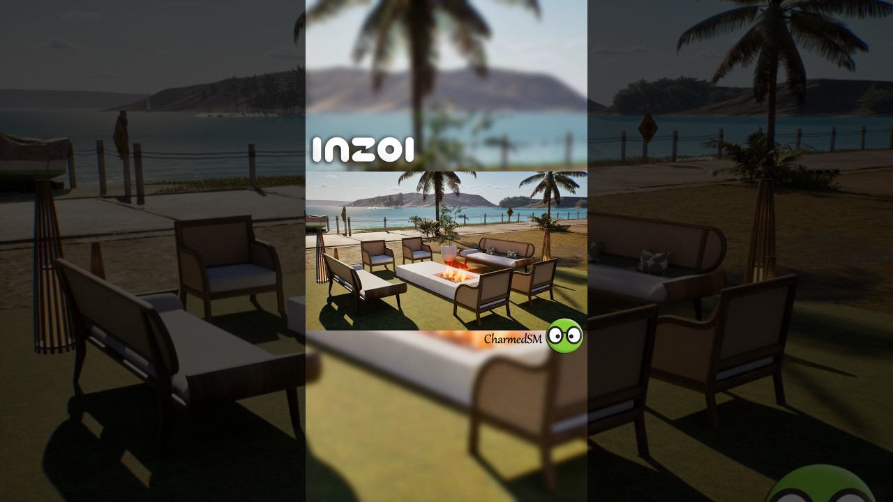 Создайте потрясающий уличный камин 🔥 Без CC-карт в inZOI!