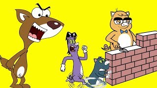 Мыши Братья как Три Маленькие Свиньи + Больше Детей Fun '| Смешные мультфильмы