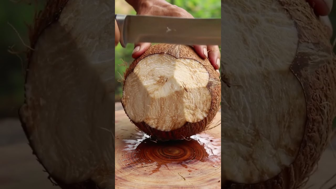 It Amazes Me That I Can Cut A Coconut So Easily 