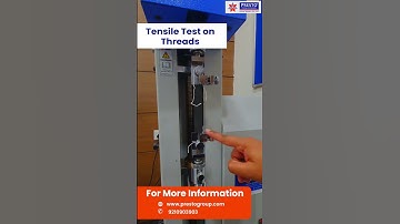 Tensile Test on Threads – Will It Break?