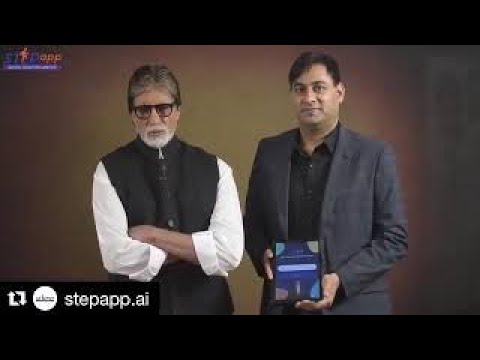 amitabh-bachchan-promoting-stepapp---gamified-with-mr.-praveen-tyagi-(ceo-&-founder)