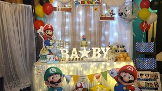 how to setup buffet for birthday party