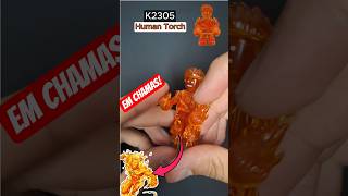 LEGO TOCHA HUMANA | Unofficial Lego | #lego #minifigures #toyreview #fantasticfour #humantorch