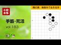 【三段合格・手筋死活_183】～やさしい囲碁レッスン～