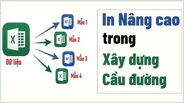 In Nâng Cao Trong Excel Cho Kỹ Sư Cầu Đường – In hàng loạt Word và Excel Cùng lúc #myexcel