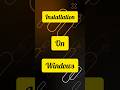 ubuntu Installation on windows #linux #ubuntu #installation #trend #viral #explore #linux #like #it