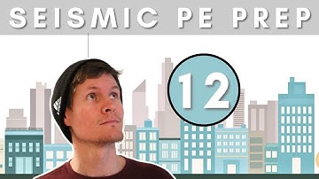 PE Seismic Example Problem - 12 #structuralengineering #civilengineering #engineering
