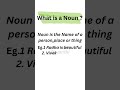 What is Noun ? #grammar #english #learnenglish