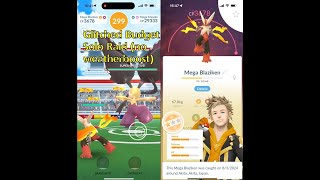 Full Bite/Iron Head Mega Mawile Solo Raid, Partly Cloudy Weather, no power up, Mega Blaziken Only Guide