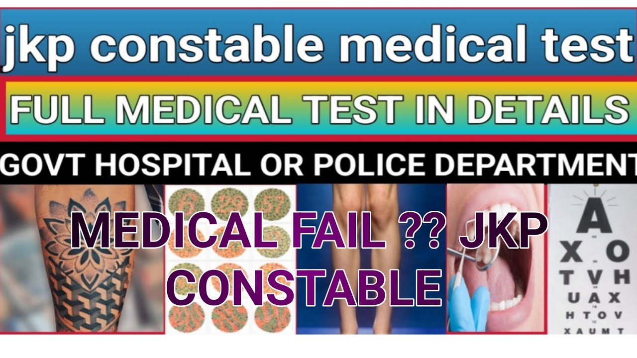 Jkp Test Pattern Jkp constable medical test | jkp constable update | jkssb jkp constable ...