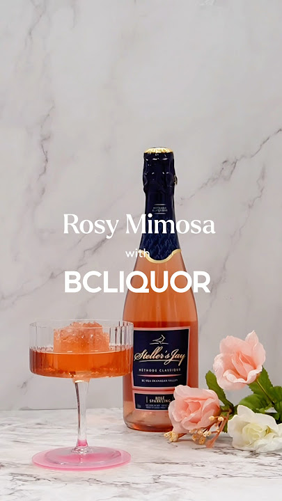 Oslavte Valentýna s Rosy Mimosas! Růžové ledové kostky   šumivé růžové víno = láska ve sklenici |#BCL