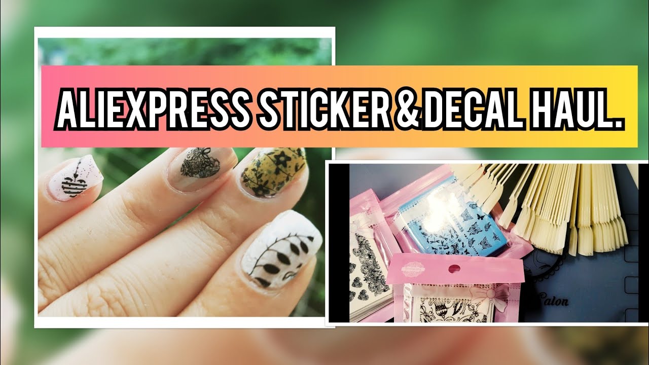 Aliexpress Drink Nail Stickers - wide 7