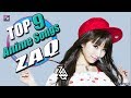 TOP 9 Anime Songs ZAQ || AlexRodd