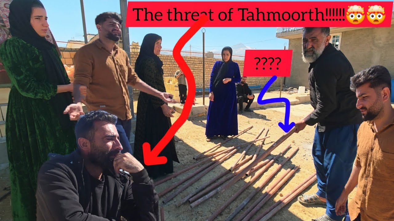 🍾Finally,no the son-in-law of the family succeeded in starting the construction of Tahmorut's house🏡