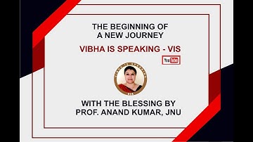 Blessings by Prof. Anand Kumar, JNU for the New Journey....