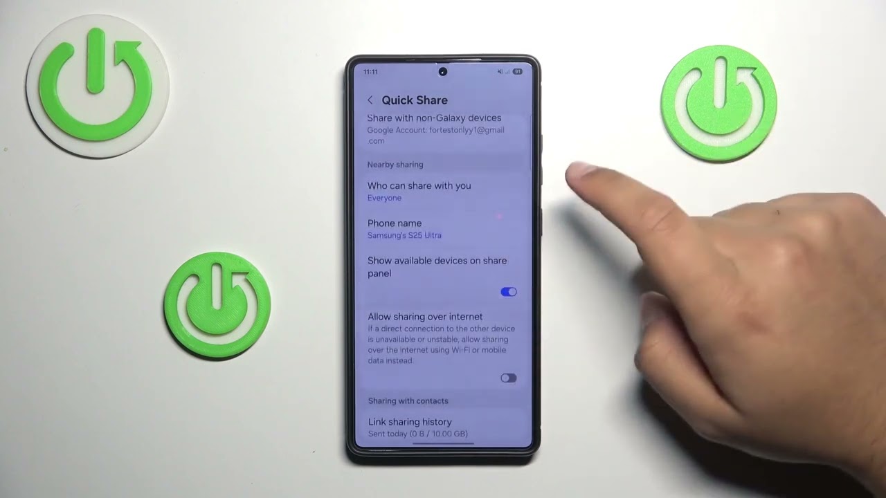 Comment résoudre les problèmes courants de Quick Share sur SAMSUNG Galaxy S25 Ultra