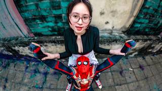 Spider-Girl Gwen Wants To Be My Girlfriend Romantic Parkour Pov