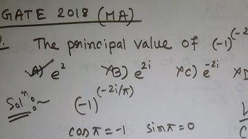 Gate 2018 Mathematics question on complex analysis(MA)
