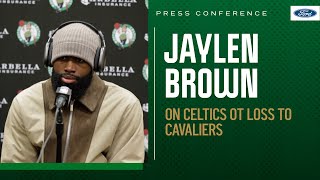 POST GAME PRESS CONFRENCE: Jalyen Brown says 'no moral victories' after OT loss to Cavs