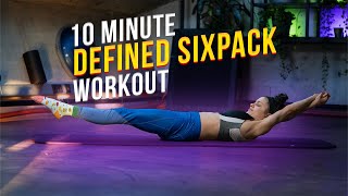 10 MINUTE DEFINED SIXPACK WORKOUT / no equipment