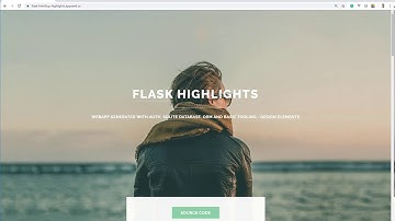 Flask Html5Up Highlights - Flask Boilerplate | AppSeed