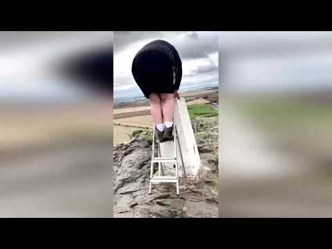 Hillwalker taunted about his weight after falling short of summit goes back with step ladder