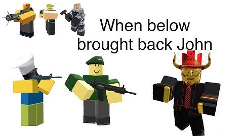 When Below Natural brought back John