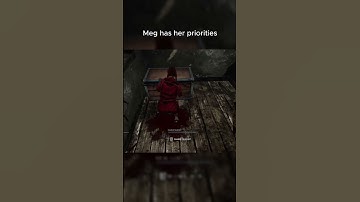 Meg has her priorities 😂 | Dead by Daylight funny moments | #shorts #dbdmeme #dbdshorts #dbd #killer