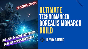 Outriders ULTIMATE Technomancer Borealis Monarch Set Solo & Co-Op Build - Best Survival & DPS