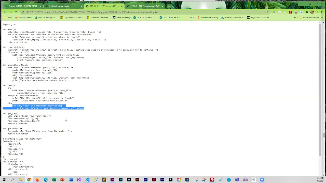 HandsOn4 Writing to and Reading From Json files in Python YouTube