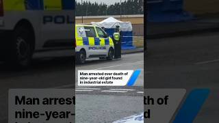 Man arrested over death of nine-year-old girl found in industrial estate #news #scotland #shorts