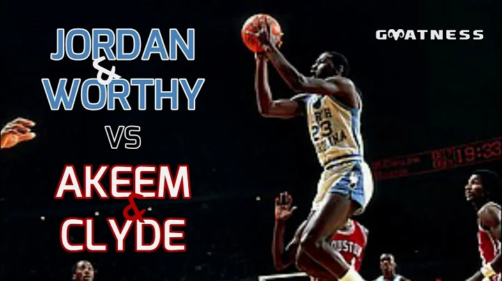 North Carolina vs Houston 1982. Jordan/Worthy/Pe...