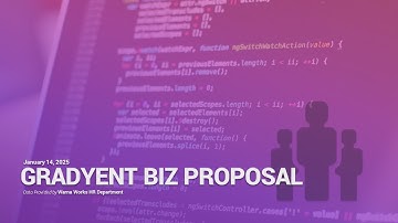 Gradyent Minimal Business PowerPoint Template - Warna Slides