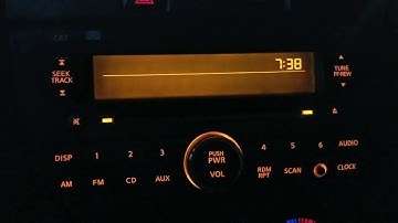 Nissan Altima clock change
