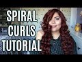 Spiral Curls || Hair Tutorial