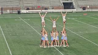 Bessemer Academy vs Banks Academy | Cheerleaders Halftime Show |🤸‍♀️📣2025 #coachveetv #Cheerleaders 
