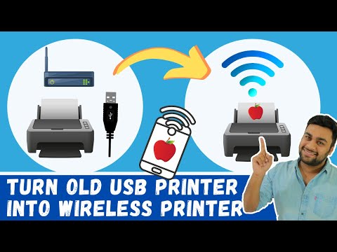 Turn Any Old USB Printer Into A Wireless Printer With A Router | Ft Huawei + Hp M1005 MFP