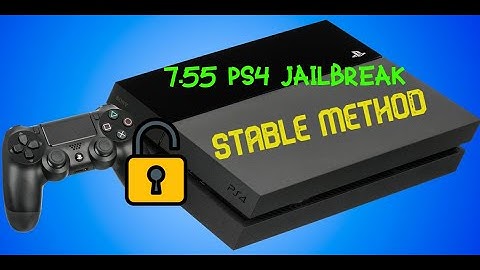 7.55 Ps4 Jailbreak Stable method. very successful