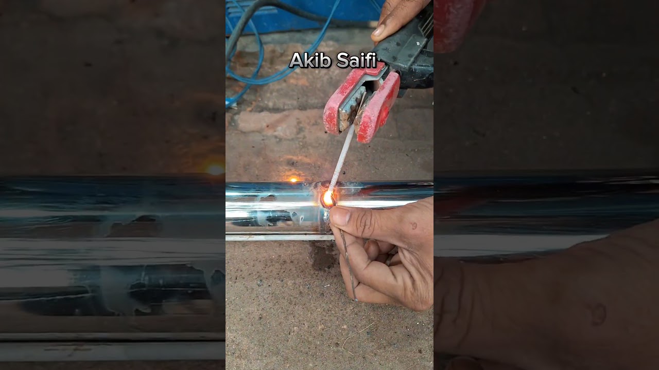 Ss pipe polish and welding 