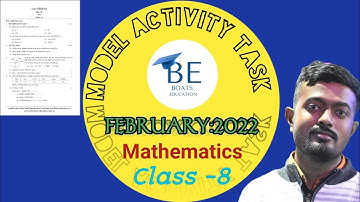 New Model Activity Task Class 8 February||Boats Education