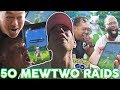 WE DID 50 SHINY MEWTWO RAIDS IN POKÉMON GO