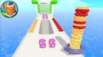 pancake runner gameplay walkthrough - All levels  android ios gameplay