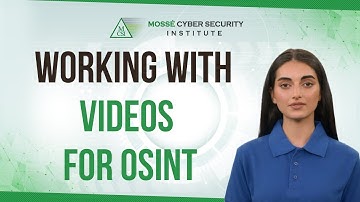 Working with videos for OSINT