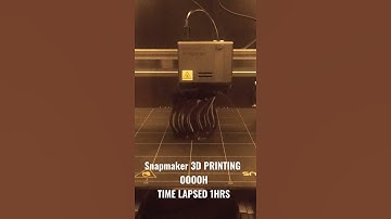 random shot #11 Snapmaker 3D printing time lapsed 54mins + #snapmaker #3dprinting #jatwww